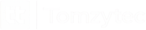 Tomzytec Logo White